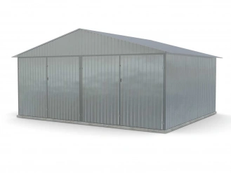 Metalen garage (dubbel) 1