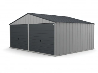 Metalen garage RETRO