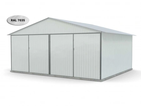 Metalen garage (dubbel) 10