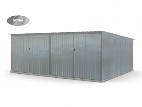 Metalen garage (dubbel) 2