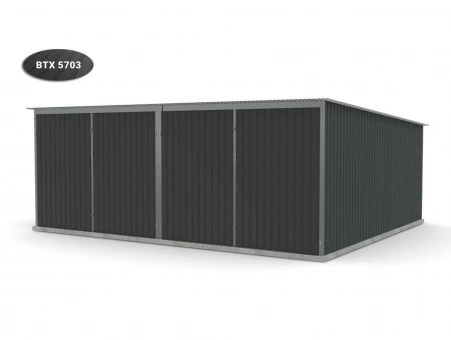 Metalen garage (dubbel) 13