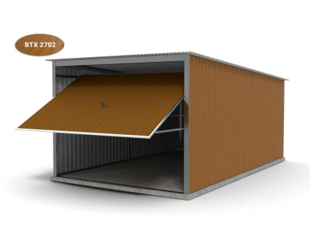 Metalen garage - kantelpoort 17