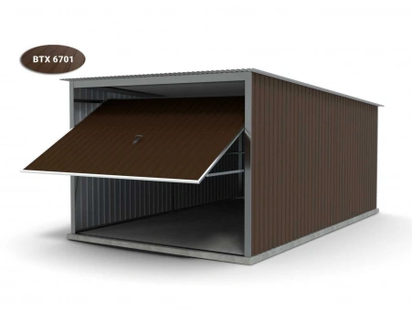 Metalen garage - kantelpoort 14