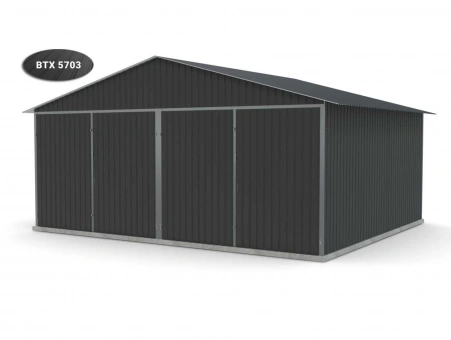 Metalen garage (dubbel) 13