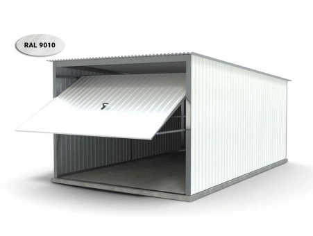 Metalen garage - kantelpoort 8