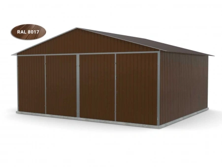 Metalen garage (dubbel) 4