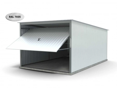 Metalen garage - kantelpoort 10