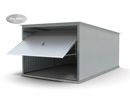 Metalen garage - kantelpoort 11