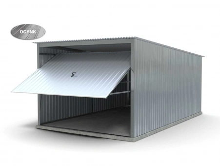 Metalen garage - kantelpoort 2