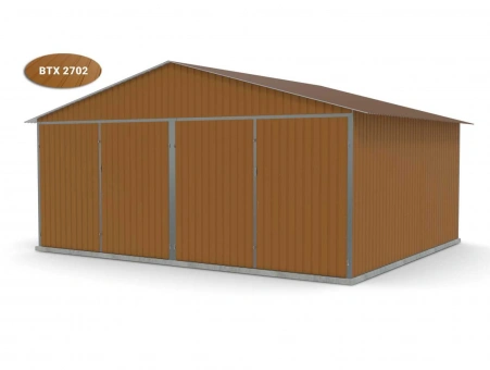 Metalen garage (dubbel) 17