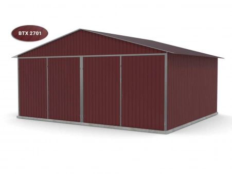 Metalen garage (dubbel) 15