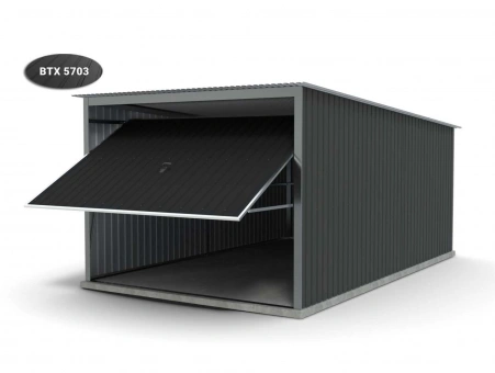 Metalen garage - kantelpoort 13