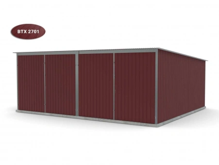 Metalen garage (dubbel) 15