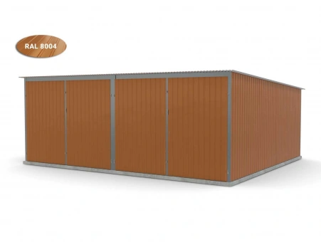 Metalen garage (dubbel) 5