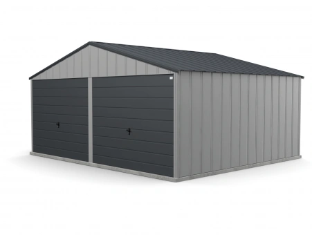 Metalen garage RETRO