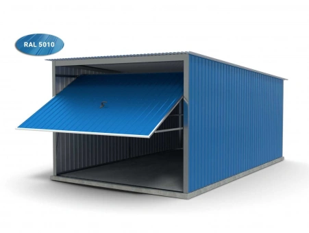 Metalen garage - kantelpoort 9