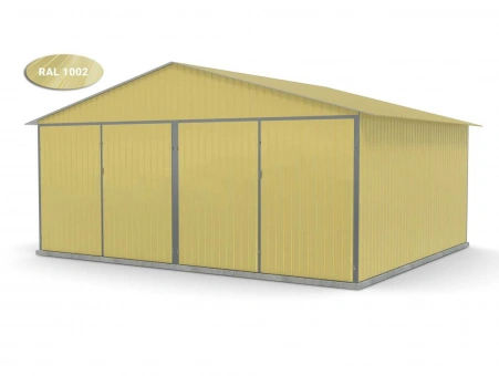 Metalen garage (dubbel) 12