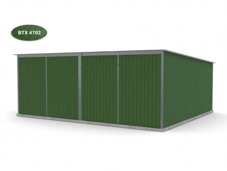 Metalen garage (dubbel) 16