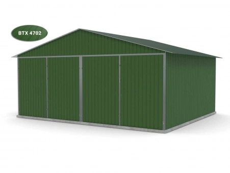 Metalen garage (dubbel) 16