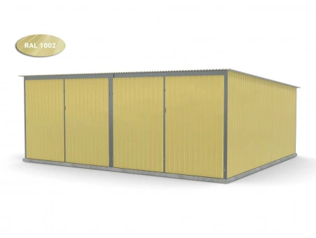 Metalen garage (dubbel) 12