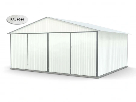 Metalen garage (dubbel) 8