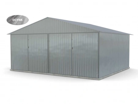 Metalen garage (dubbel) 2