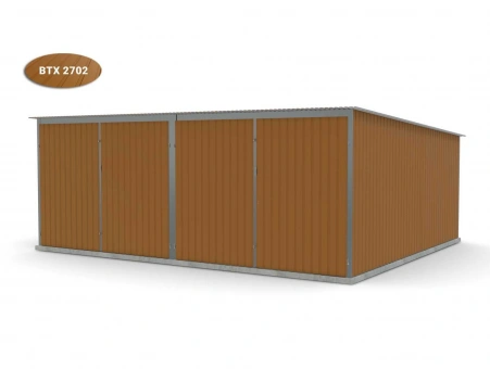 Metalen garage (dubbel) 17