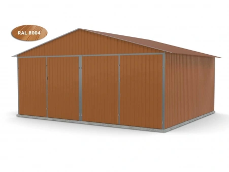 Metalen garage (dubbel) 5