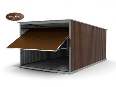 Metalen garage - kantelpoort 4