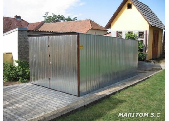 Veilige metalen garage